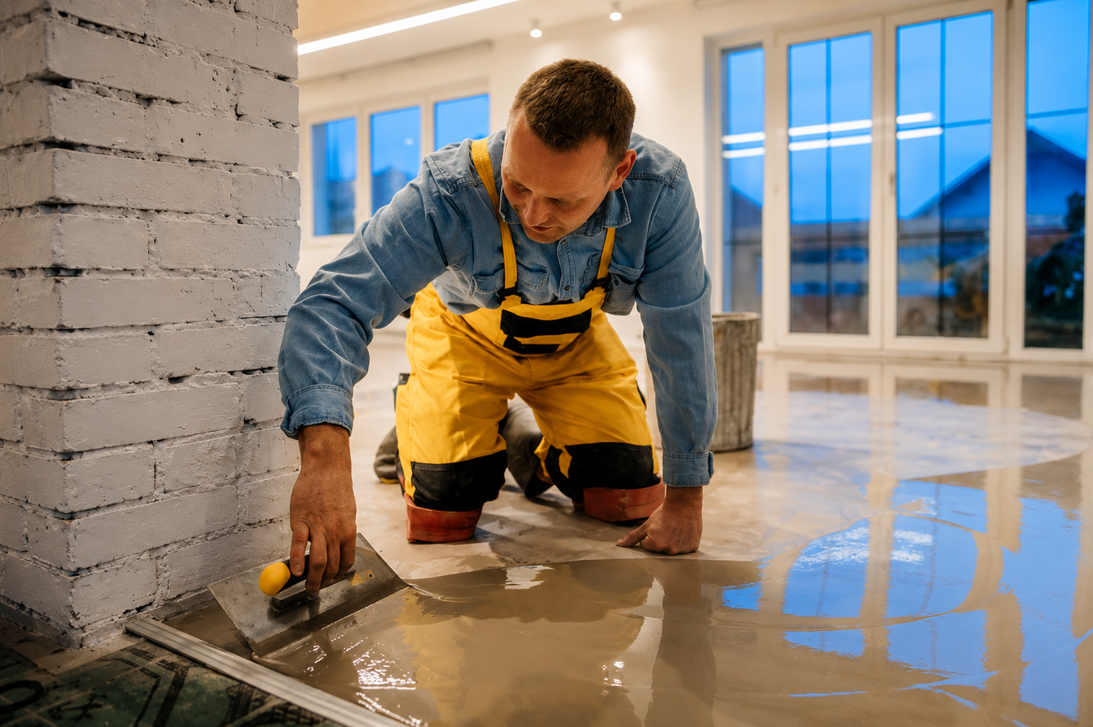Garage concrete floor Grande Prairie Alberta