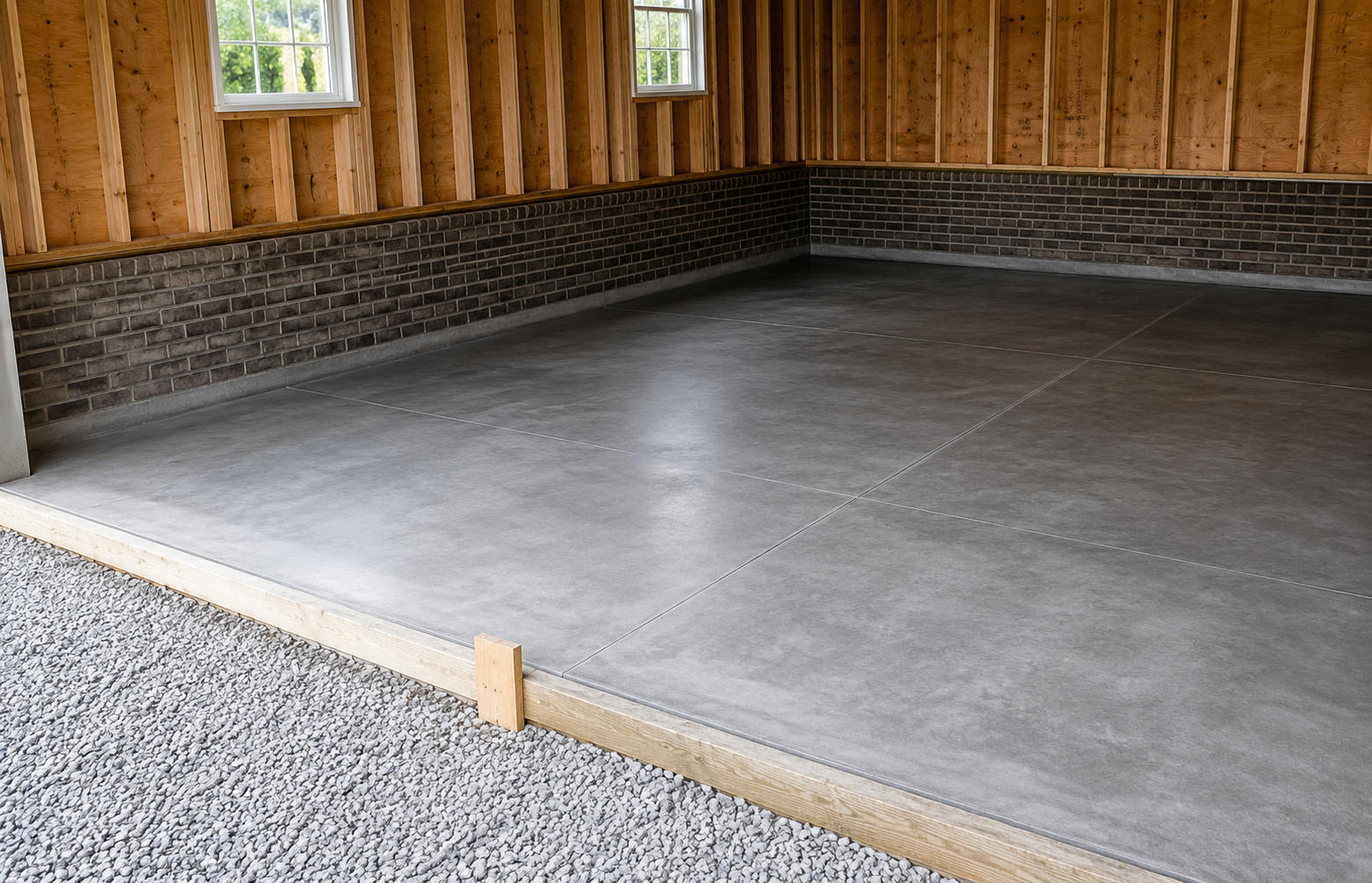 Garage floor concrete Beaverlodge AB